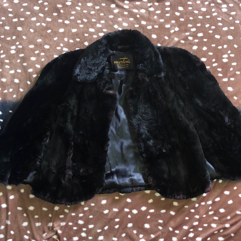 Morton’s of Washington DC Mink Shawl black